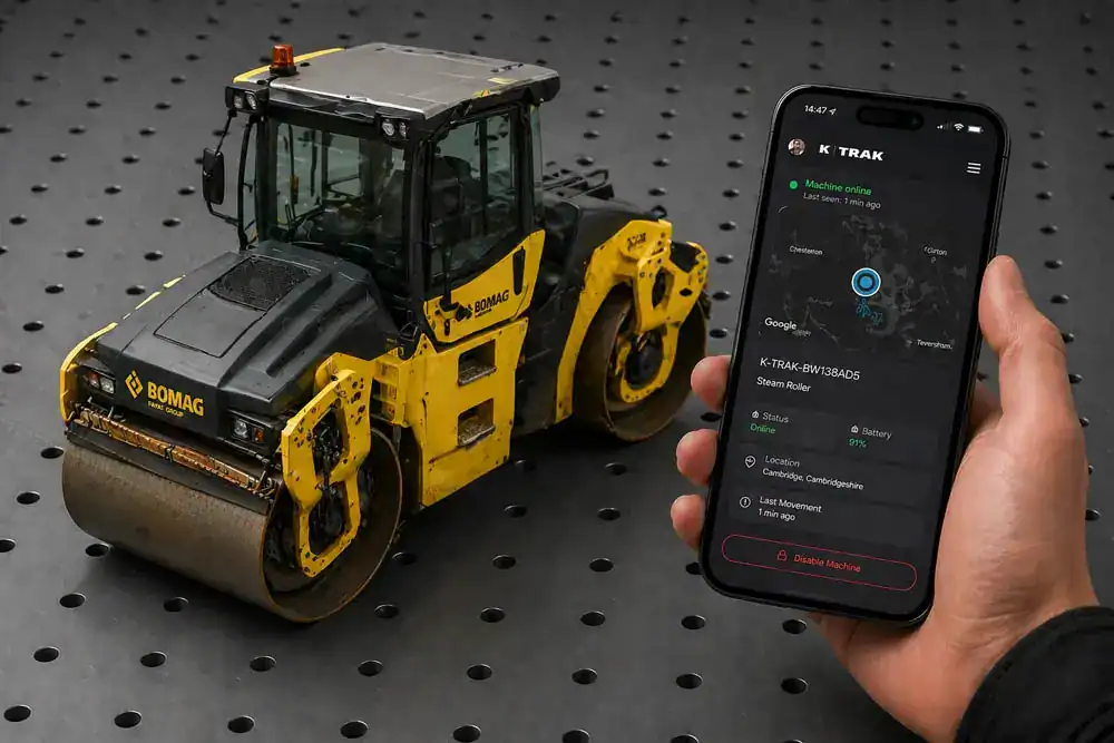 driveways groundworks steam roller ktrak