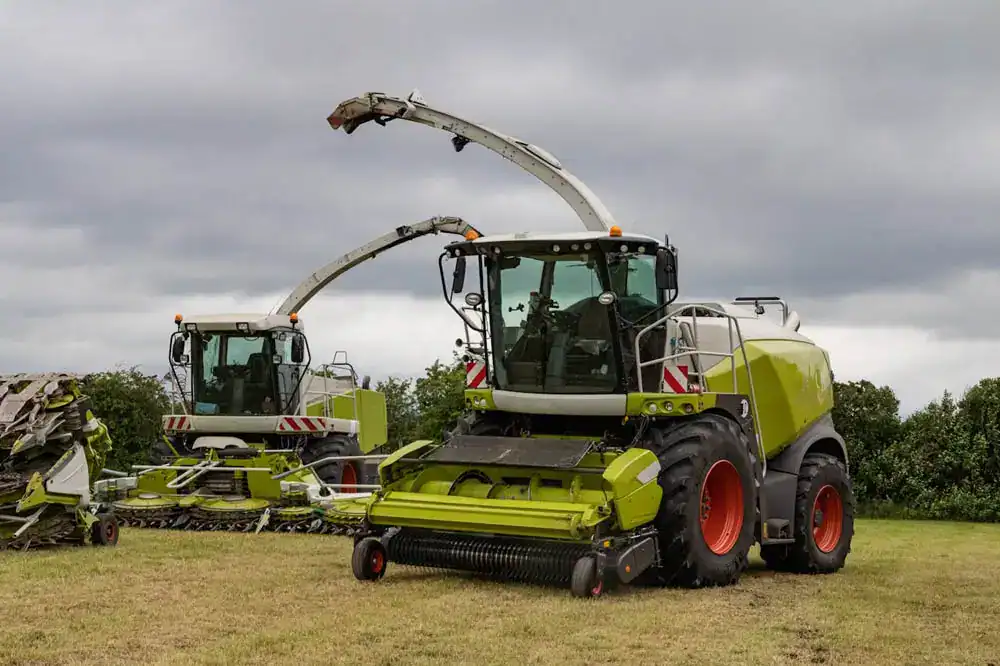 farming combine harvester