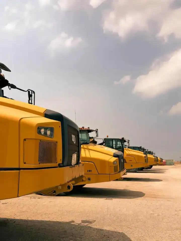 front nose construction trucks sand