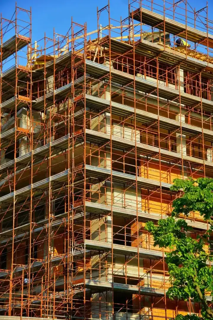 scaffolding building