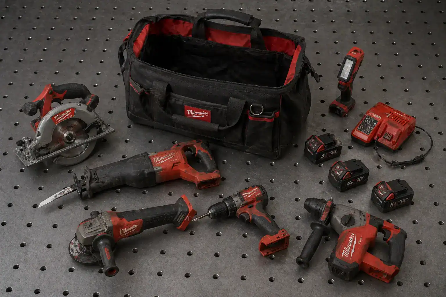 tool bag and missing tools